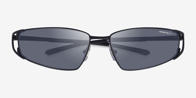 ARNETTE The Junction Black MetalSunglass Frames from EyeBuyDirect, Closed View
