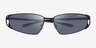 ARNETTE The Junction Black MetalSunglass Frames from EyeBuyDirect, Closed View