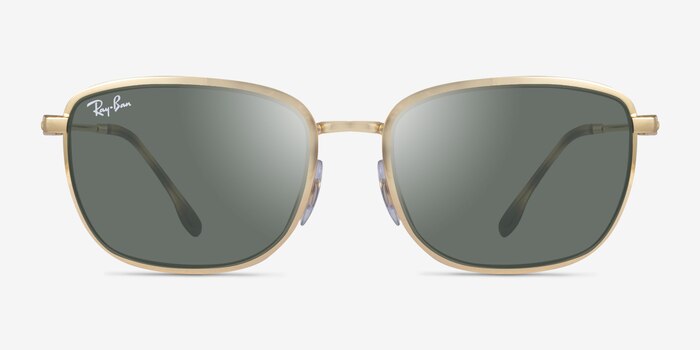Ray-Ban RB3705 Doré Métal Soleil de Lunette de vue d'EyeBuyDirect