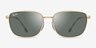 Ray-Ban RB3705 Gold MetalSunglass Frames from EyeBuyDirect, Front View