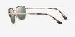 Ray-Ban RB3705 Gold MetalSunglass Frames from EyeBuyDirect, Side View