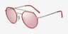 Ray-Ban RB3765 Silver Red MétalSoleil de Lunette de vue d'EyeBuyDirect, Vue d'Angle