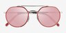 Ray-Ban RB3765 Silver Red MétalSoleil de Lunette de vue d'EyeBuyDirect, Vue Rapprochée