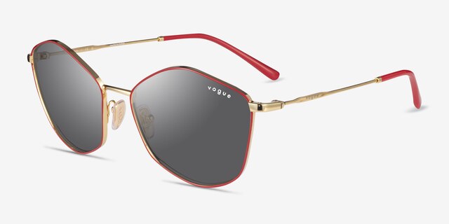 Vogue Eyewear VO4282S Red MetalSunglass Frames from EyeBuyDirect, Angle View