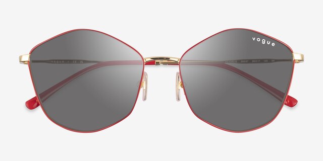 Vogue Eyewear VO4282S Red MetalSunglass Frames from EyeBuyDirect, Closed View