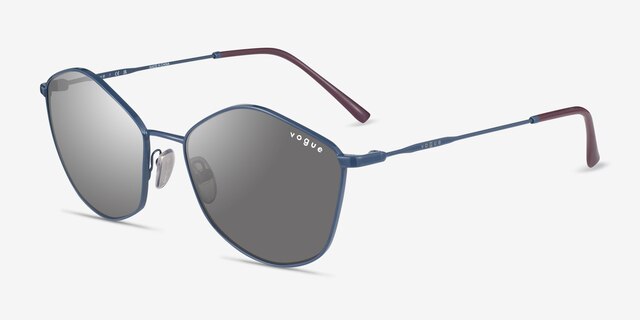 Vogue Eyewear VO4282S Blue MetalSunglass Frames from EyeBuyDirect, Angle View