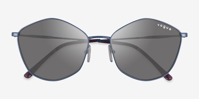 Vogue Eyewear VO4282S Blue MetalSunglass Frames from EyeBuyDirect, Closed View