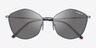 Vogue Eyewear VO4282S Blue MetalSunglass Frames from EyeBuyDirect, Closed View