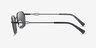 Armani Exchange AX2056S Matte Black MetalSunglass Frames from EyeBuyDirect, Side View