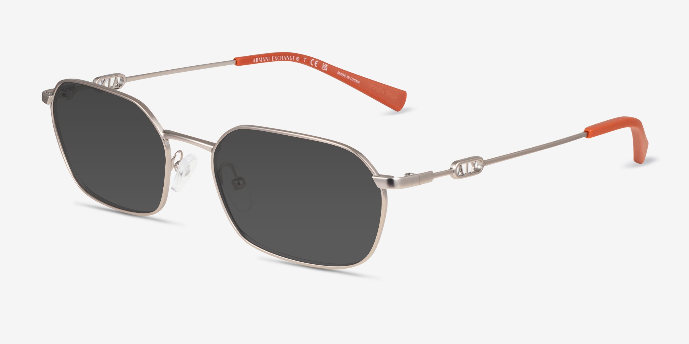 Armani Exchange AX2056S - Geometric Matte Black Frame Prescription