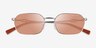 Armani Exchange AX2056S Matte Silver MetalSunglass Frames from EyeBuyDirect, Closed View
