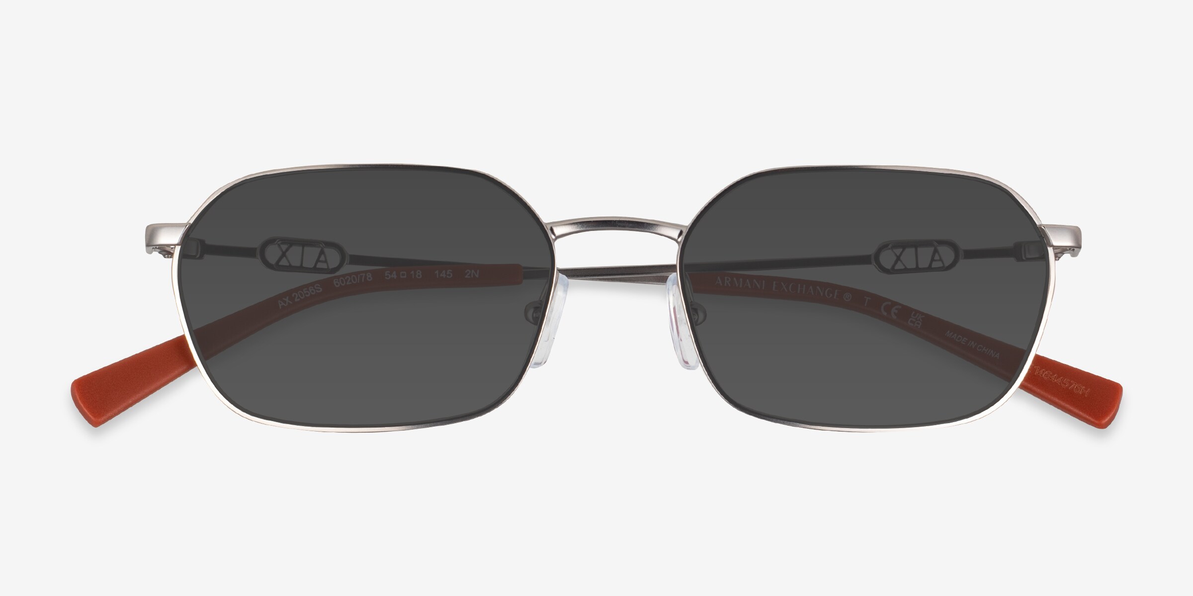 Armani Exchange AX2056S - Geometric Matte Black Frame Prescription