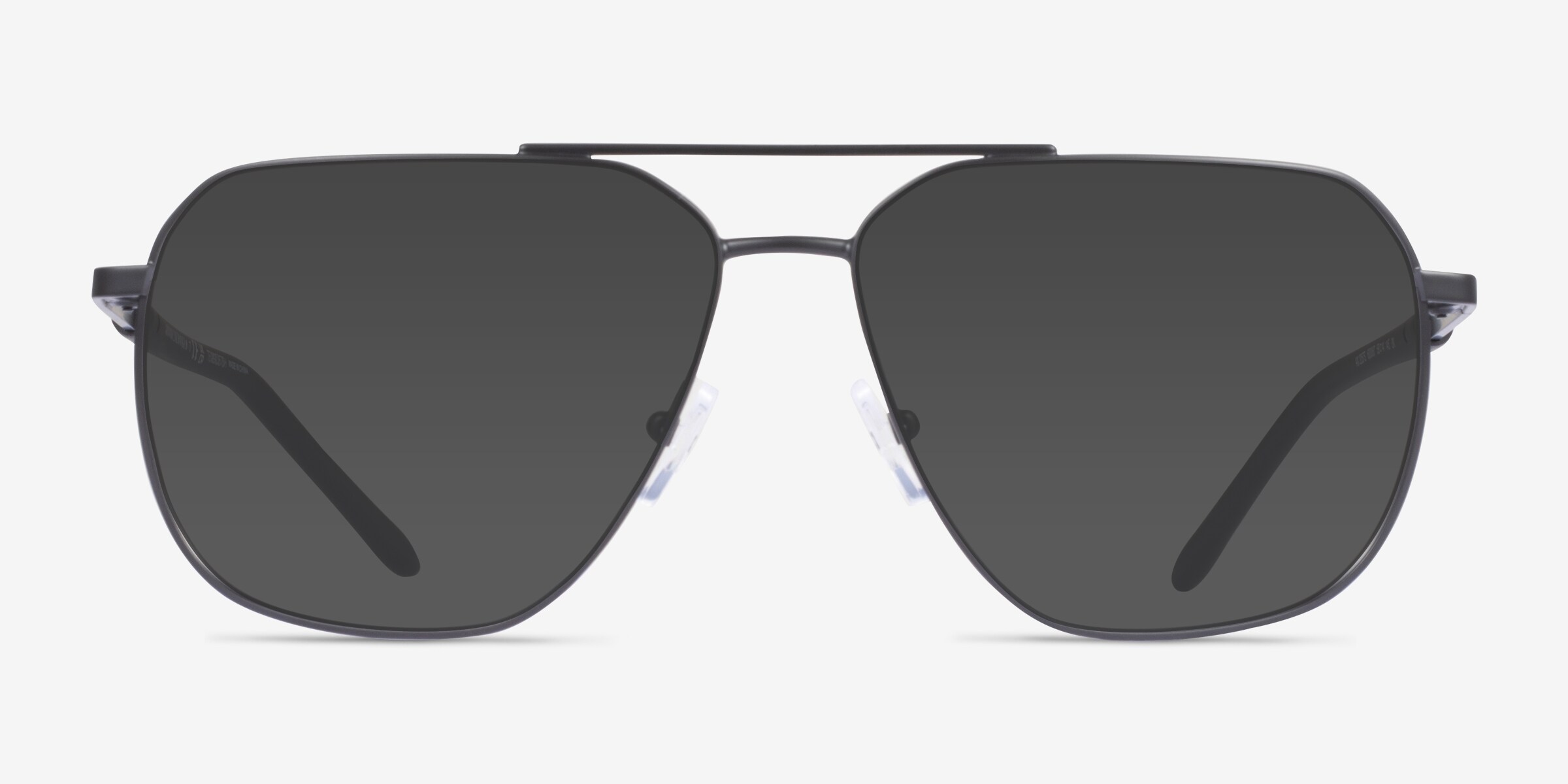 Armani Exchange AX2057S - Aviator Matte Black Frame Sunglasses For