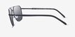 Armani Exchange AX2057S Matte Black MetalSunglass Frames from EyeBuyDirect, Side View