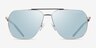 Armani Exchange AX2057S Matte Silver MetalSunglass Frames from EyeBuyDirect, Front View