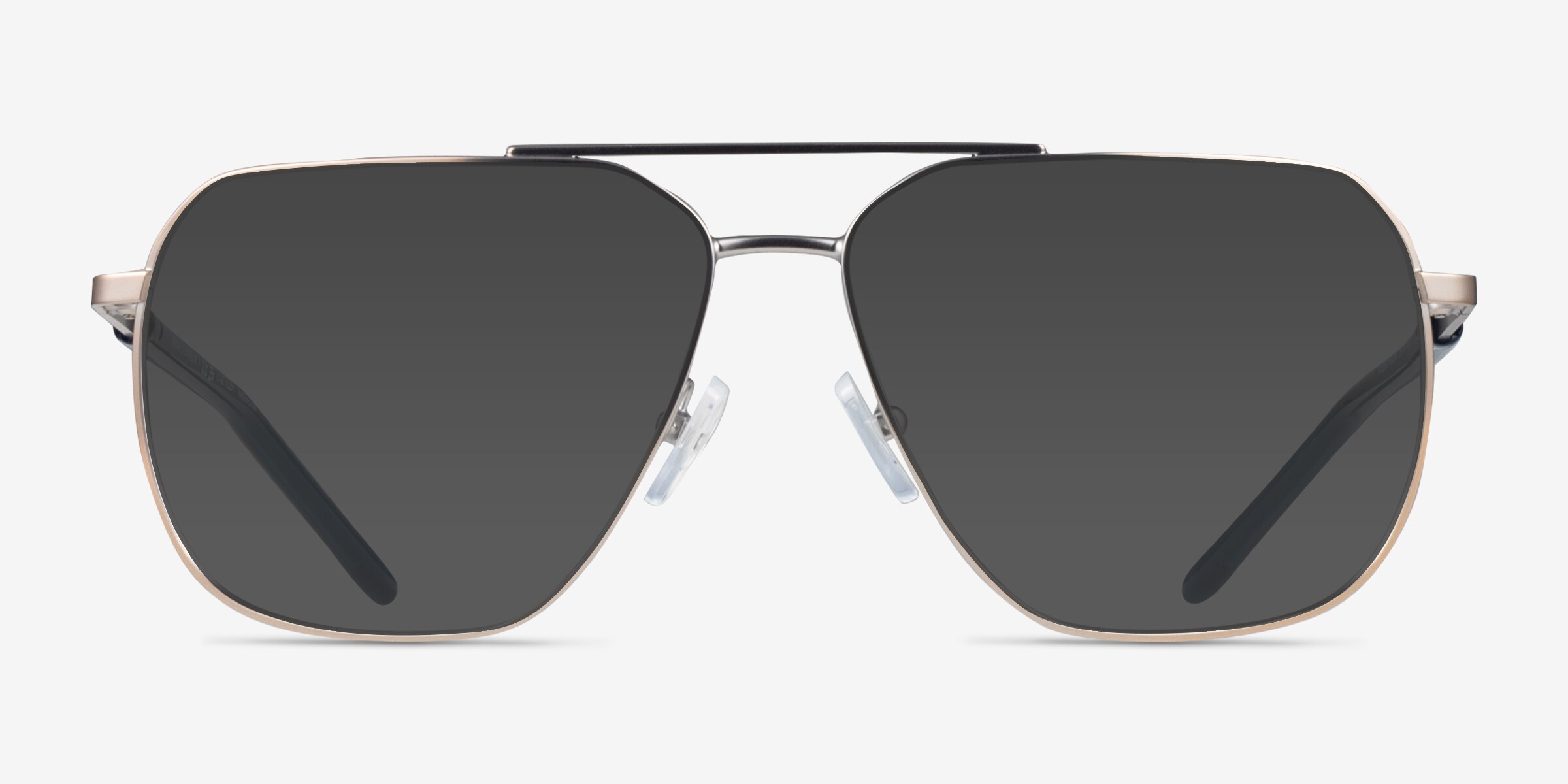 Armani Exchange AX2057S - Aviator Matte Black Frame Sunglasses For