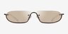 Armani Exchange AX2058S Matte Bronze MetalSunglass Frames from EyeBuyDirect, Front View