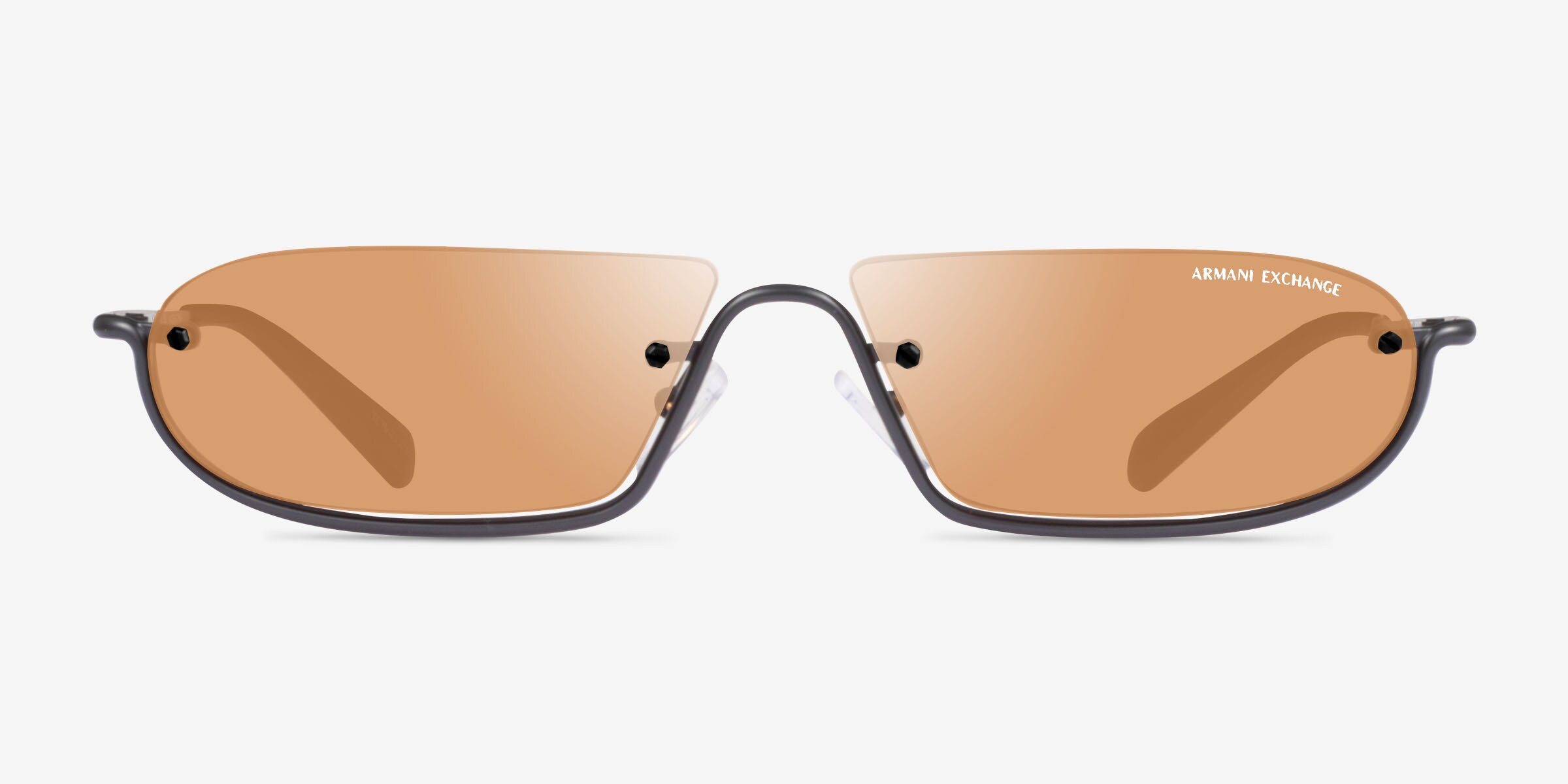 Armani Exchange AX2058S - Geometric Matte Black Frame Prescription