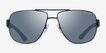 Armani Exchange AX2012S Matte Blue MetalSunglass Frames from EyeBuyDirect, Front View