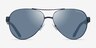 Armani Exchange AX2034S Matte Blue MetalSunglass Frames from EyeBuyDirect, Front View
