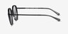 Coach HC7183 CBZ97 Satin Black MetalSunglass Frames from EyeBuyDirect, Side View