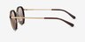 Coach HC7183 CBZ97 Satin Light Gold MetalSunglass Frames from EyeBuyDirect, Side View