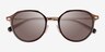 Coach HC7183 CBZ97 Satin Light Gold MetalSunglass Frames from EyeBuyDirect, Closed View