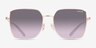 Coach HC7184D CBZ51 Shiny Rose Gold Bordeaux MetalSunglass Frames from EyeBuyDirect, Front View