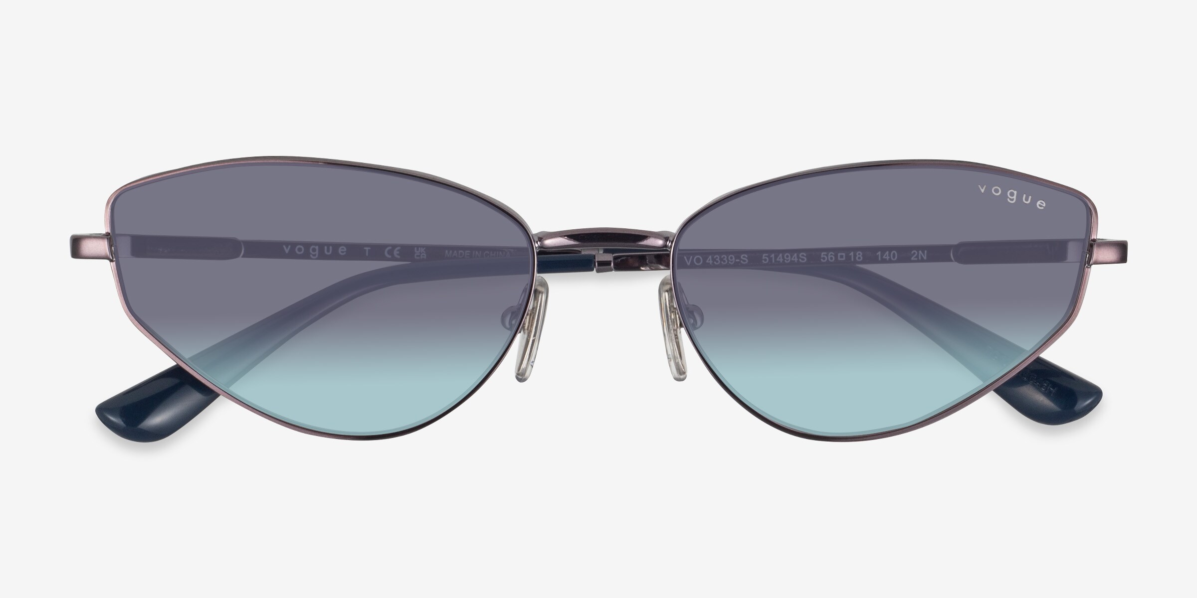Vogue Eyewear VO4339S - Cat Eye Light Violet Frame 
