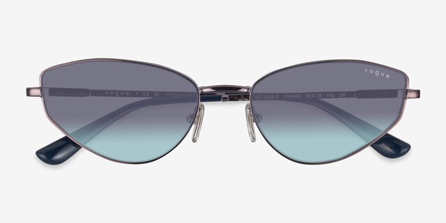 Vogue Eyewear VO4339S Light Violet MetalSunglass Frames from EyeBuyDirect, Closed View