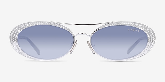 Vogue Eyewear VO4348SB Silver MetalSunglass Frames from EyeBuyDirect, Front View