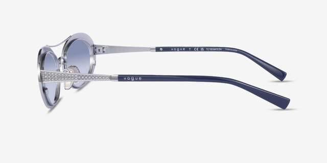 Vogue Eyewear VO4348SB Silver MetalSunglass Frames from EyeBuyDirect, Side View