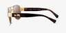 Coach HC7059 L138 Gold Dark Tortoise MetalSunglass Frames from EyeBuyDirect, Side View