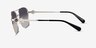 Coach HC7127 C6177 Doré MétalSoleil de Lunette de vue d'EyeBuyDirect, Vue de Côté