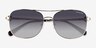 Coach HC7127 C6177 Doré MétalSoleil de Lunette de vue d'EyeBuyDirect, Vue Rapprochée