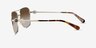 Coach HC7127 C6177 Light Gold MetalSunglass Frames from EyeBuyDirect, Side View