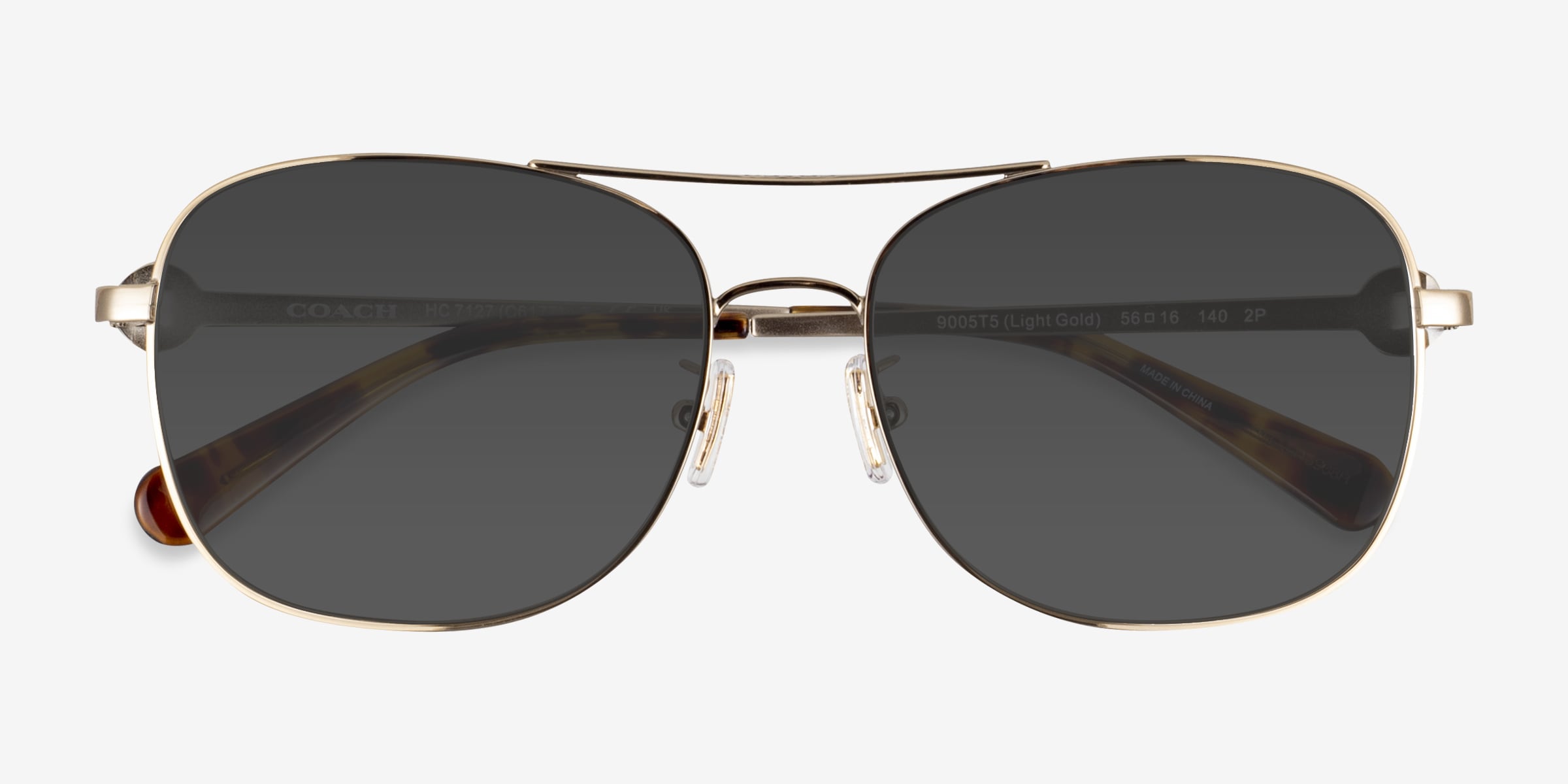 Coach HC7127 C6177 - Aviator Gold Frame Prescription  display picture 1