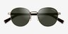 Coach HC7131 C6195 Antique Gold MetalSunglass Frames from EyeBuyDirect, Closed View