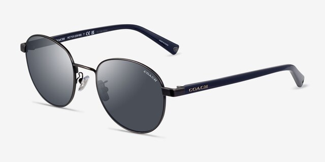 Coach HC7131 C6195 Antique Gunmetal MetalSunglass Frames from EyeBuyDirect, Angle View