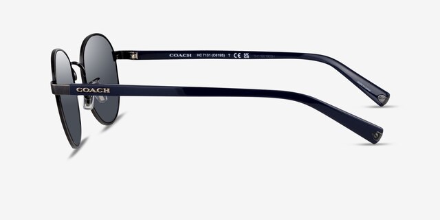 Coach HC7131 C6195 Antique Gunmetal MetalSunglass Frames from EyeBuyDirect, Side View