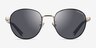 Coach HC7131 C6195 Gold Black MétalSoleil de Lunette de vue d'EyeBuyDirect, Vue de Face