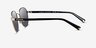 Coach HC7131 C6195 Gold Black MétalSoleil de Lunette de vue d'EyeBuyDirect, Vue de Côté