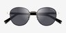Coach HC7131 C6195 Gold Black MétalSoleil de Lunette de vue d'EyeBuyDirect, Vue Rapprochée