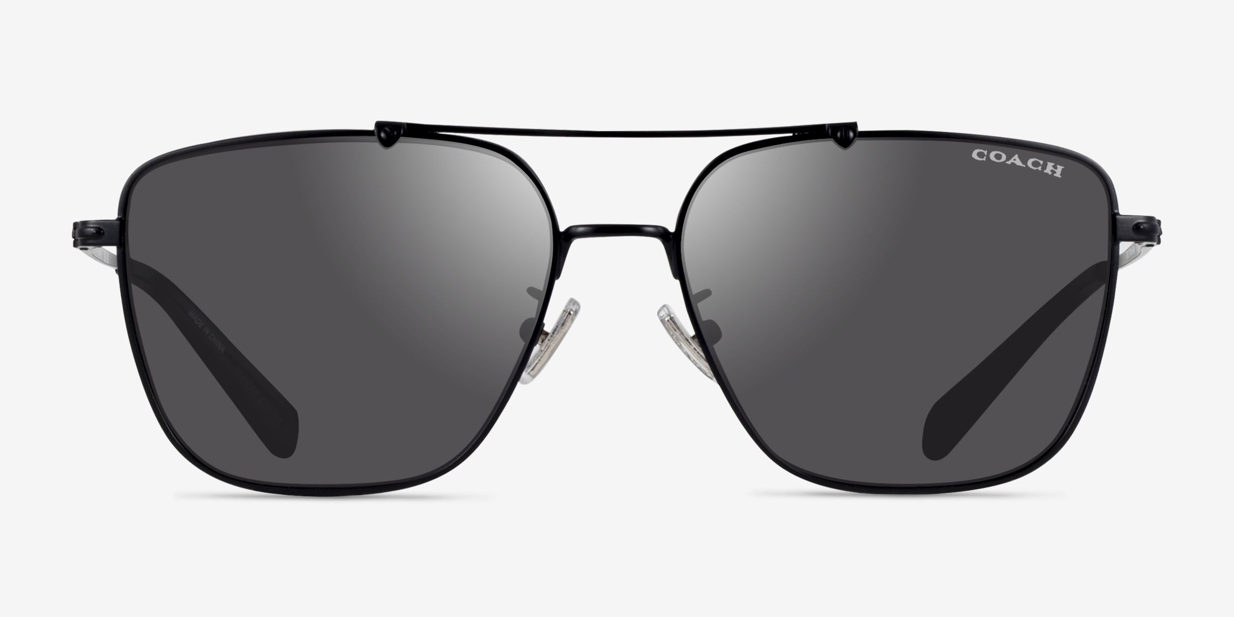 Coach HC7137 CA576 - Aviator Matte Black Frame Prescription