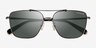 Coach HC7137 Ca576 Antique Gold MétalSoleil de Lunette de vue d'EyeBuyDirect, Vue Rapprochée