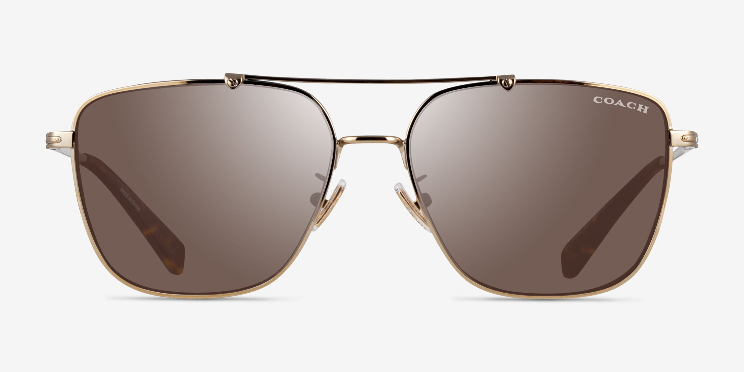 Coach HC7137 CA576 - Aviator Matte Black Frame Prescription
