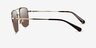 Coach HC7137 Ca576 Shiny Light Gold MetalSunglass Frames from EyeBuyDirect, Side View