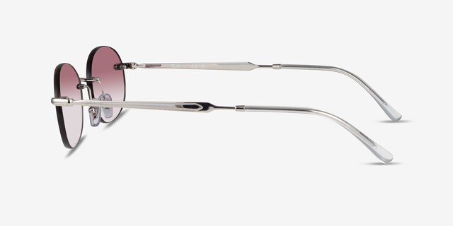 Ray-Ban RB3767 Silver MetalSunglass Frames from EyeBuyDirect, Side View