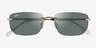 Ray-Ban RB3768 Arista MetalSunglass Frames from EyeBuyDirect, Closed View