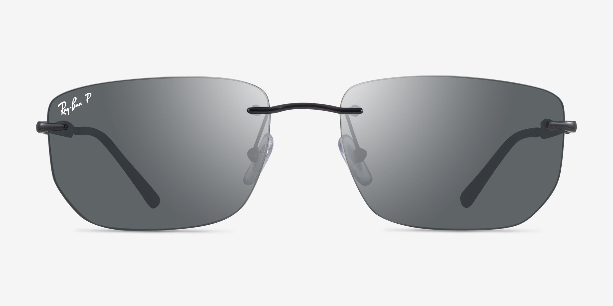 Ray-Ban RB3768 - Rectangle Black Frame Prescription Sunglasses